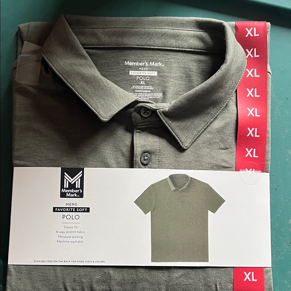 Member's Mark Men's Favorite Soft Polo - Olive